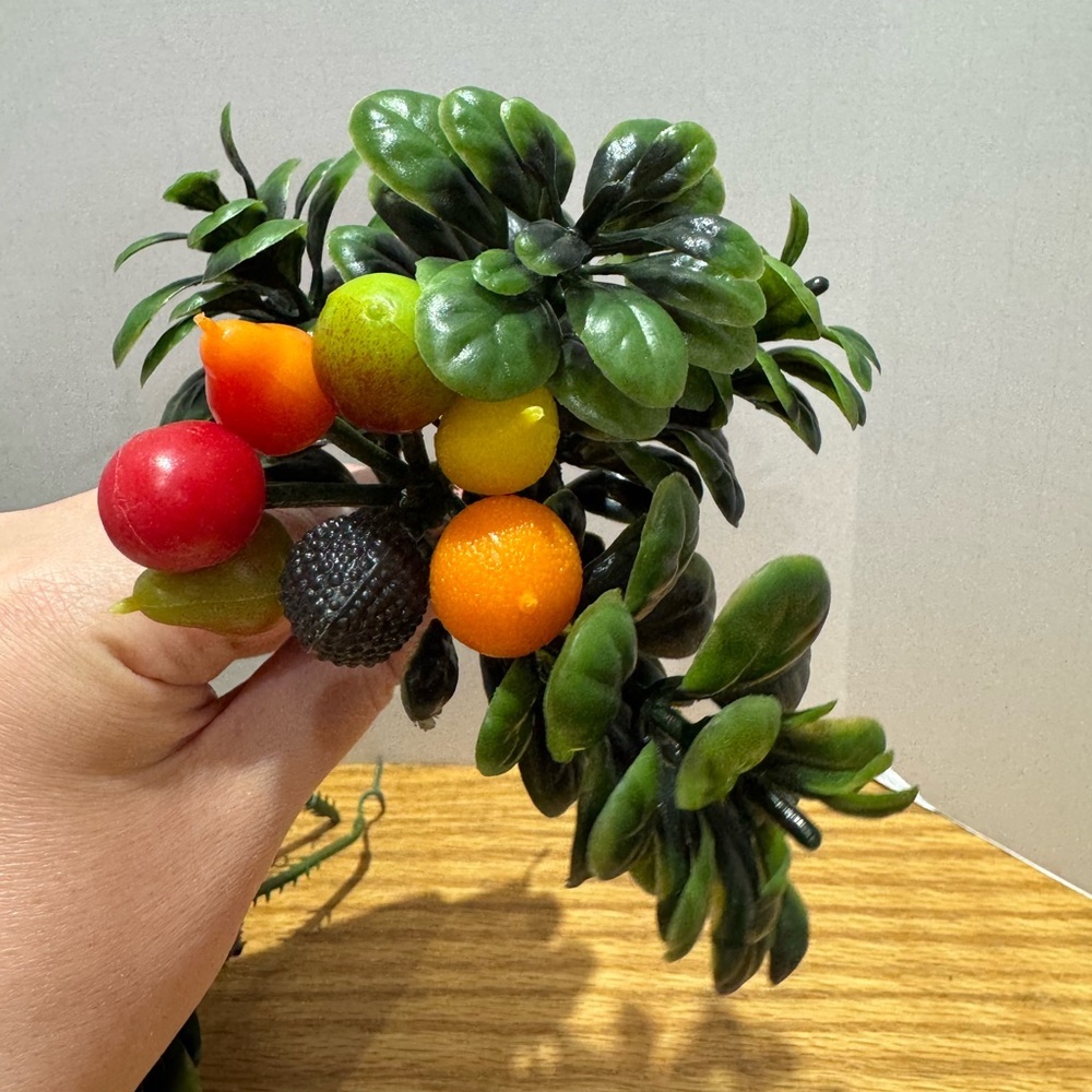 Vintage MCM Artificial Fruit and Greenery Decor - Picture 5 of 8